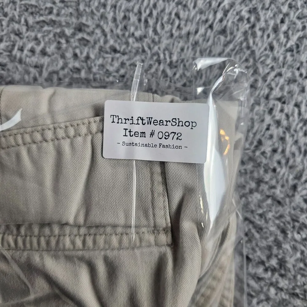 Levis Cargo Pants Mens 35x30* Khaki Silvertabs Vintage Y2K Baggy Chino Skater